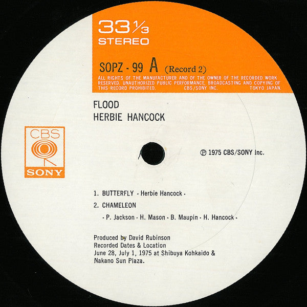 Herbie Hancock ~ Flood (Vinyl) - Djungel & Jazz