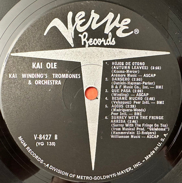 The Kai Winding Trombones ~ Kai Olé (Vinyl) - Djungel & Jazz
