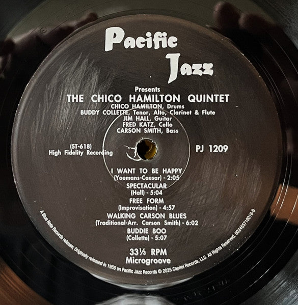 Chico Hamilton Quintet ~ Chico Hamilton Quintet (Vinyl) - Djungel & Jazz