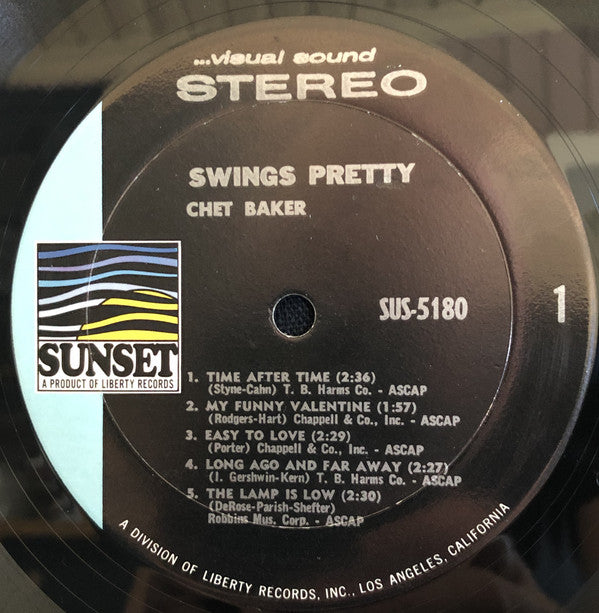 Chet Baker ~ Swings Pretty (Vinyl) - Djungel & Jazz