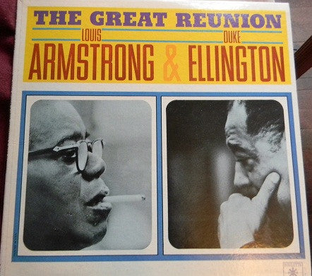 Louis Armstrong & Duke Ellington ~ The Great Reunion (Vinyl) - Djungel & Jazz
