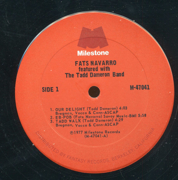 Fats Navarro Featured With The Tadd Dameron Band ~ Featured With The Tadd Dameron Band (Vinyl) - Djungel & Jazz