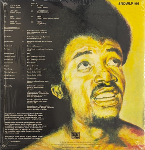 Rick Asikpo, Afro Fusion ~ Got To Be Me (Vinyl) - Djungel & Jazz