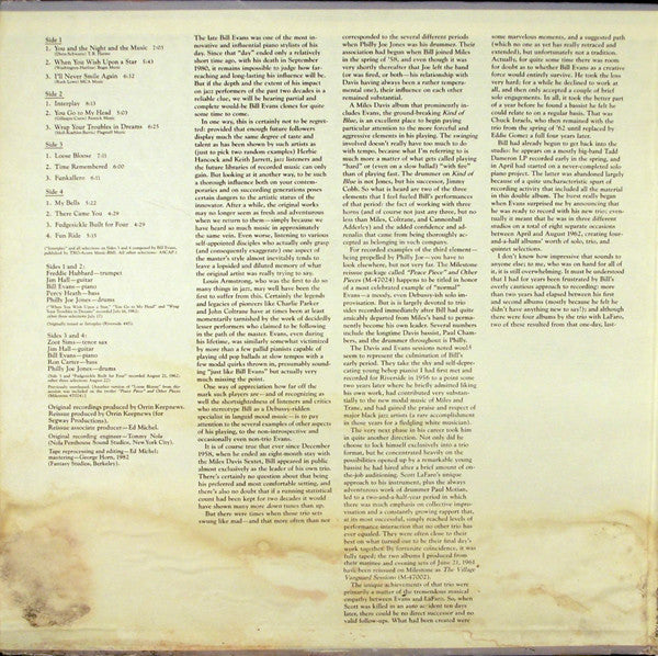 Bill Evans With Freddie Hubbard And Zoot Sims : The "Interplay" Sessions (2xLP, Album, Gat)