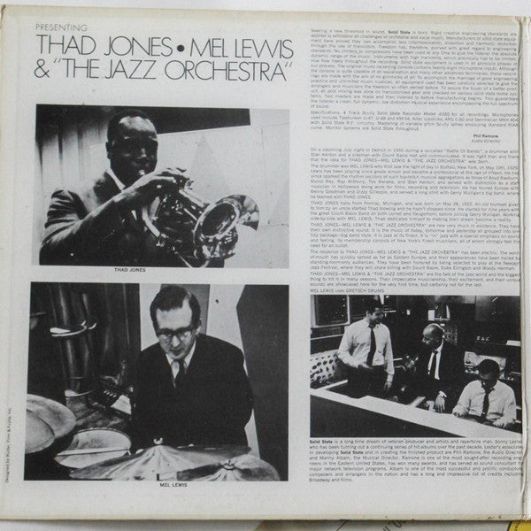 Thad Jones • Mel Lewis & "The Jazz Orchestra" ~ Presenting Thad Jones • Mel Lewis & "The Jazz Orchestra" (Vinyl) - Djungel & Jazz