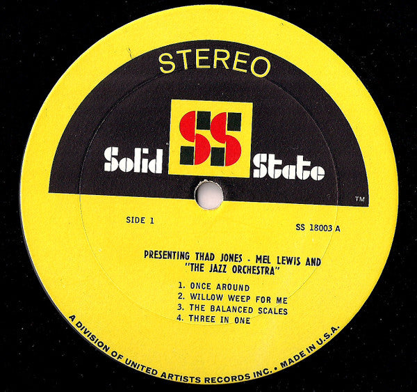 Thad Jones • Mel Lewis & "The Jazz Orchestra" ~ Presenting Thad Jones • Mel Lewis & "The Jazz Orchestra" (Vinyl) - Djungel & Jazz