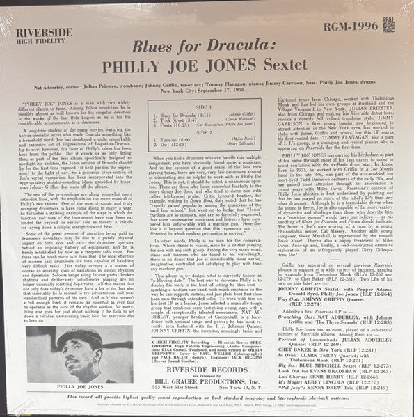 Philly Joe Jones Sextet ~ Blues For Dracula (Vinyl) - Djungel & Jazz