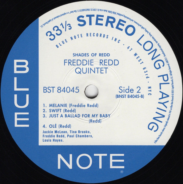 Freddie Redd Quintet ~ Shades Of Redd (Vinyl) - Djungel & Jazz