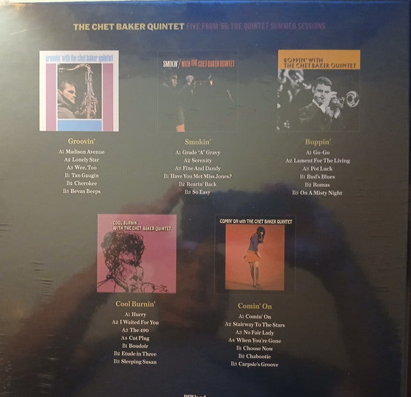 The Chet Baker Quintet ~ Five From '65: The Quintet Summer Sessions (Vinyl) - Djungel & Jazz