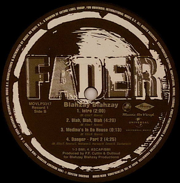 Blahzay Blahzay ~ Blah Blah Blah (Vinyl) - Djungel & Jazz