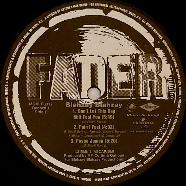 Blahzay Blahzay ~ Blah Blah Blah (Vinyl) - Djungel & Jazz