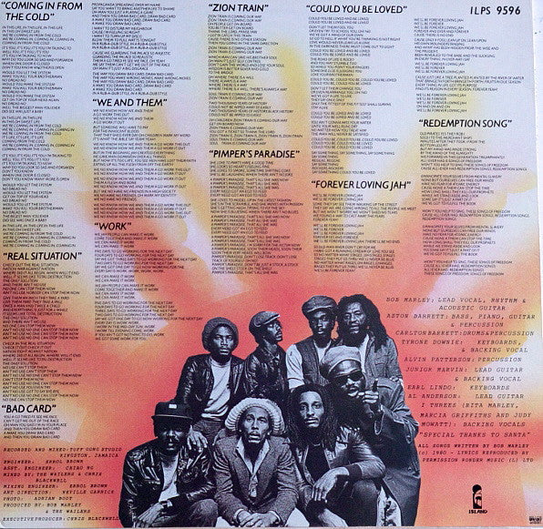 Bob Marley & The Wailers ~ Uprising (Vinyl) - Djungel & Jazz