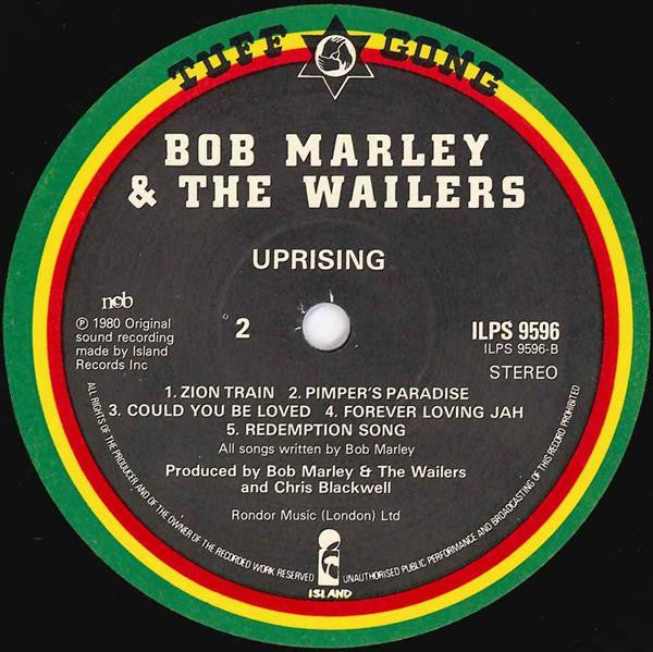 Bob Marley & The Wailers ~ Uprising (Vinyl) - Djungel & Jazz