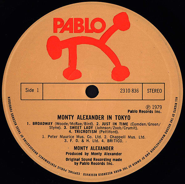Monty Alexander ~ In Tokyo (Vinyl) - Djungel & Jazz