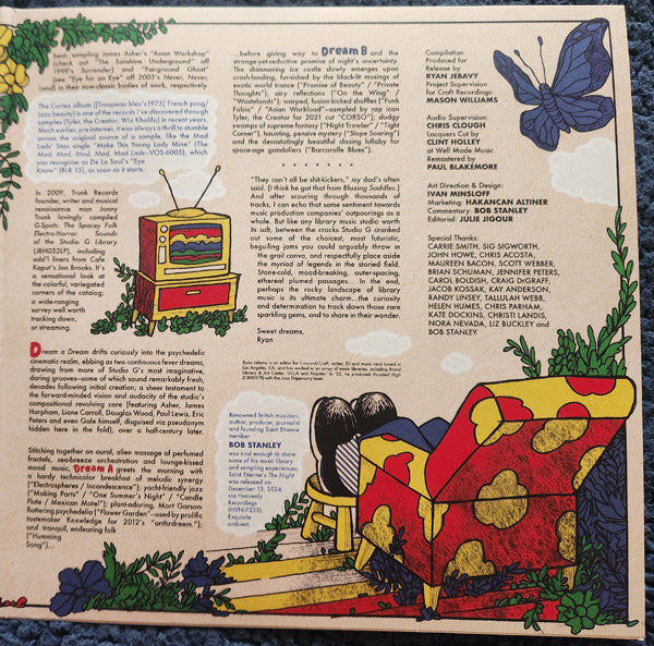 Various : Dream A Dream With Studio G: Cratedigger's Archive (1970–2009) (LP, Comp, Red)