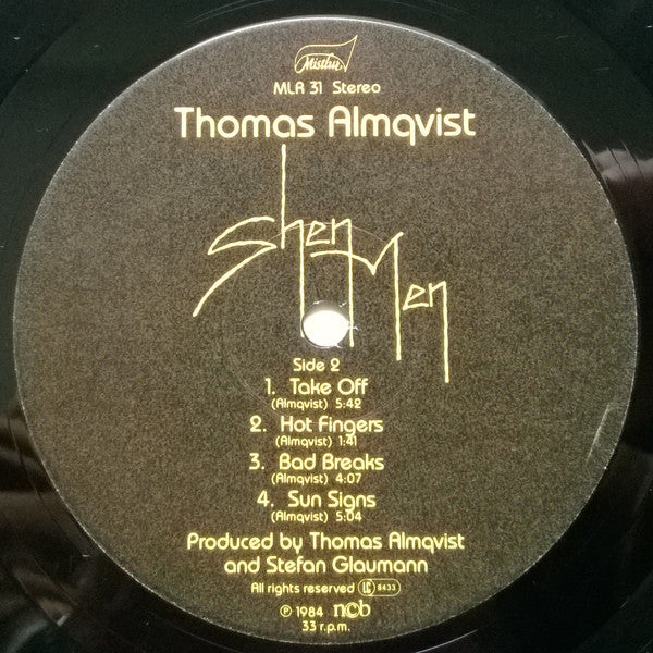 Thomas Almqvist ~ Shen Men (Vinyl) - Djungel & Jazz