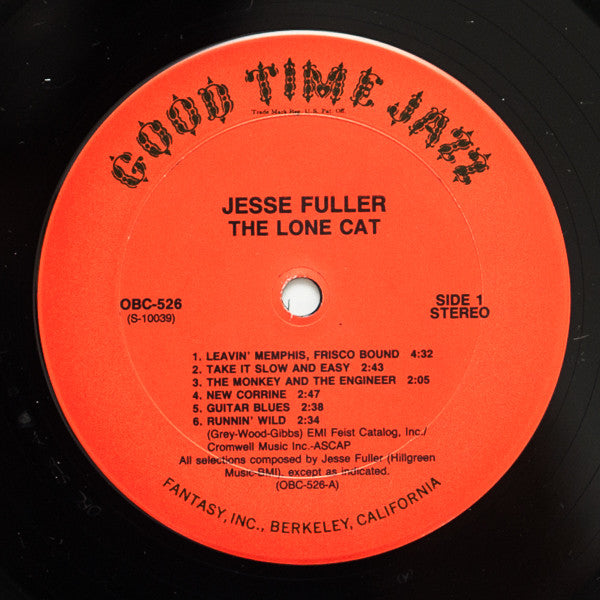 Jesse Fuller ~ The Lone Cat (Vinyl) - Djungel & Jazz