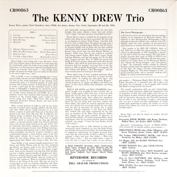 Kenny Drew Trio With Paul Chambers , Philly Joe Jones ~ Kenny Drew Trio (Vinyl) - Djungel & Jazz
