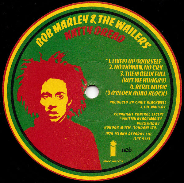 Bob Marley & The Wailers : Natty Dread (LP, Album)
