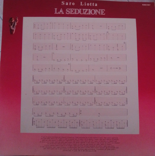 Saro Liotta : La Seduzione (LP, Album)