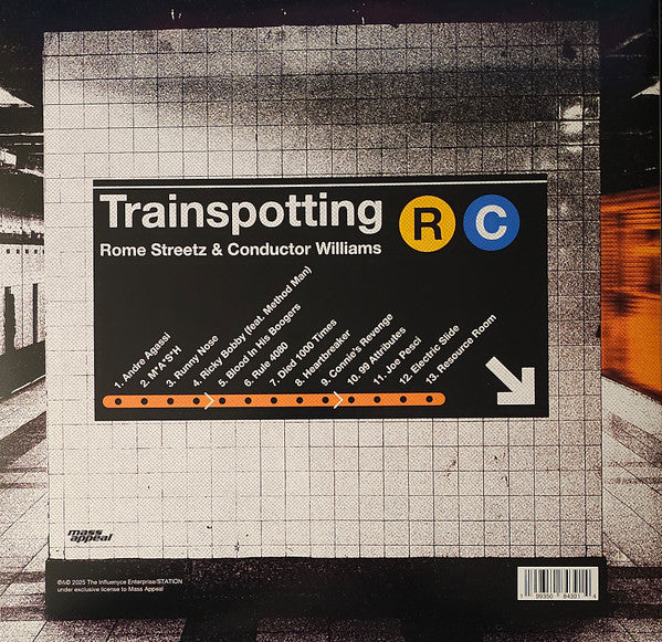 Rome Streetz & ConductorWilliams ~ Trainspotting (Vinyl) - Djungel & Jazz