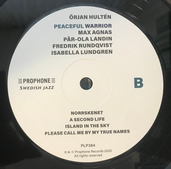 Örjan Hultén, Max Agnas, Pär-Ola Landin, Fredrik Rundqvist, Isabella Lundgren ~ Peaceful Warrior (Vinyl) - Djungel & Jazz