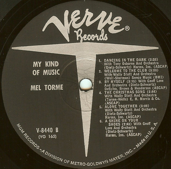 Mel Torme ~ My Kind Of Music (Vinyl) - Djungel & Jazz