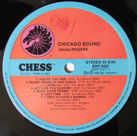 Jimmy Rogers : Chicago Bound (LP, Comp, RE)