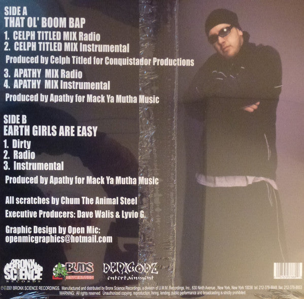 Apathy : That Ol' Boom Bap / Earth Girls Are Easy (12")