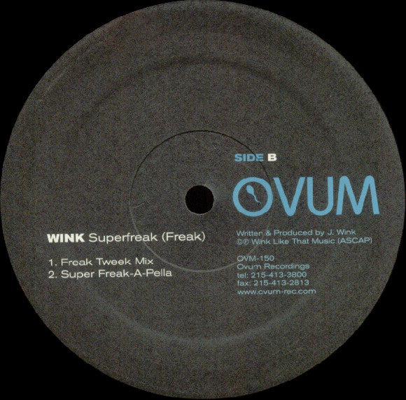 Wink ~ Superfreak (Freak) (Vinyl) - Djungel & Jazz