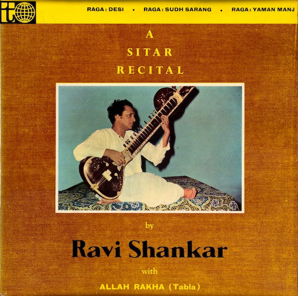 Ravi Shankar With Alla Rakha ~ A Sitar Recital (Vinyl) - Djungel & Jazz