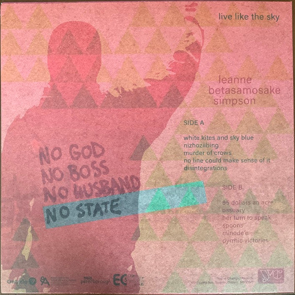 Leanne Betasamosake Simpson : Live Like The Sky (LP, Album, Ltd)