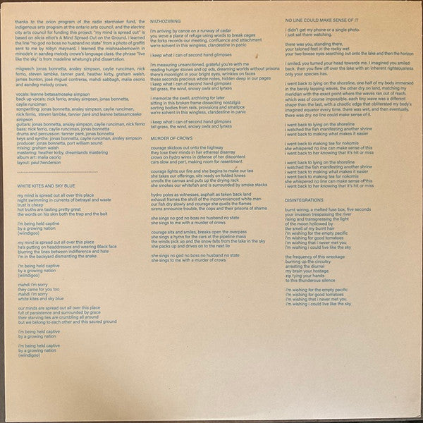 Leanne Betasamosake Simpson : Live Like The Sky (LP, Album, Ltd)