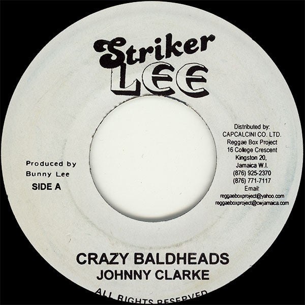 Johnny Clarke : Crazy Baldheads (7", RP)