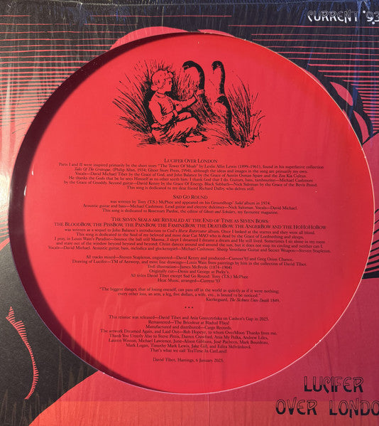 Current 93 ~ Lucifer Over London (Vinyl) - Djungel & Jazz