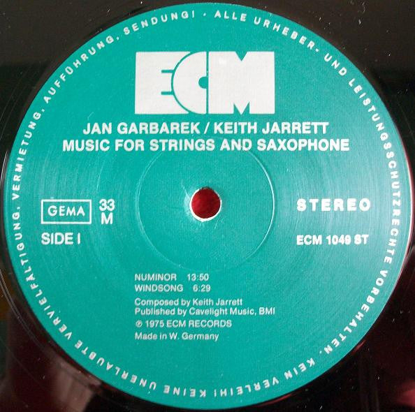 Keith Jarrett / Jan Garbarek ~ Luminessence (Vinyl) - Djungel & Jazz