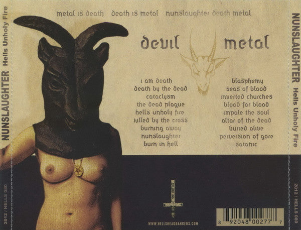 NunSlaughter ~ Hell's Unholy Fire (Vinyl) - Djungel & Jazz