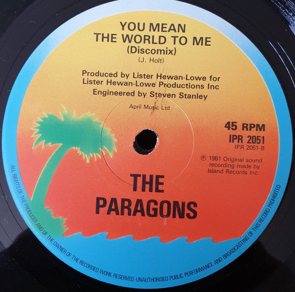 The Paragons ~ Only A Smile (Discomix) (Vinyl) - Djungel & Jazz