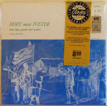 Elmo Hope Quartet And Elmo Hope Quintet Featuring Frank Foster ~ Hope Meets Foster (Vinyl) - Djungel & Jazz