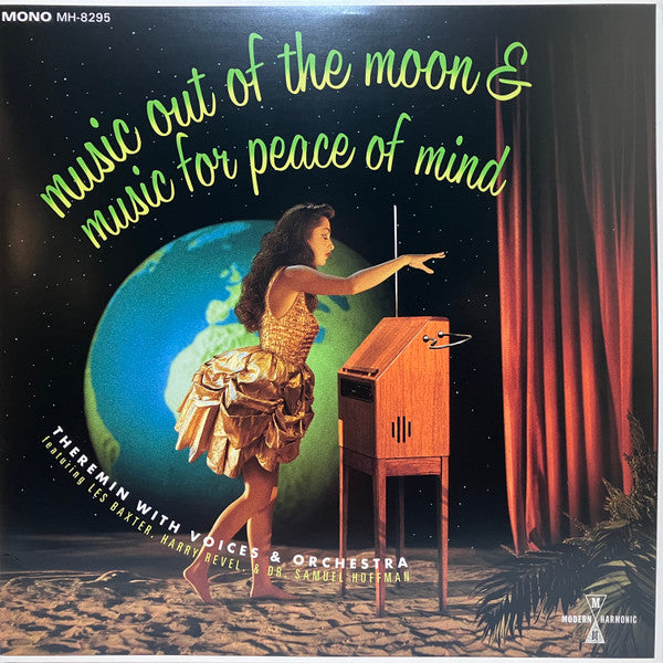 Theremin With Voices & Orchestra Featuring Les Baxter, Harry Revel & Dr. Samuel Hoffman ~ Music Out Of The Moon & Music For Peace Of Mind (Vinyl) - Djungel & Jazz