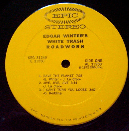 Edgar Winter's White Trash ~ Roadwork (Vinyl) - Djungel & Jazz