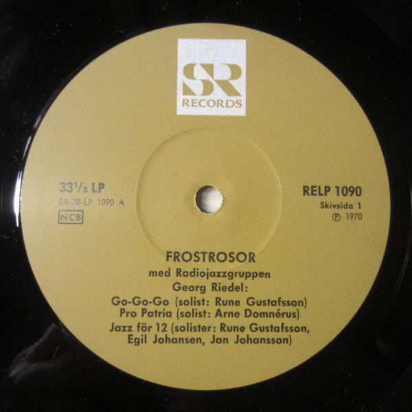 Radiojazzgruppen / Jan Johansson / Georg Riedel ~ Frostrosor (Vinyl) - Djungel & Jazz