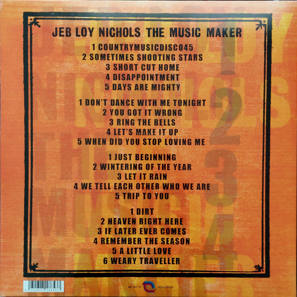Jeb Loy Nichols ~ The Music Maker (Vinyl) - Djungel & Jazz