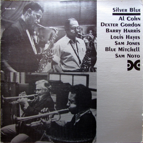 Al Cohn, Dexter Gordon, Barry Harris , Louis Hayes, Sam Jones, Blue Mitchell, Sam Noto ~ Silver Blue (Vinyl) - Djungel & Jazz