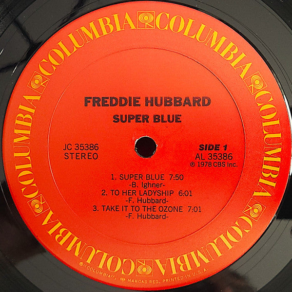 Freddie Hubbard : Super Blue (LP, Album, Pit)