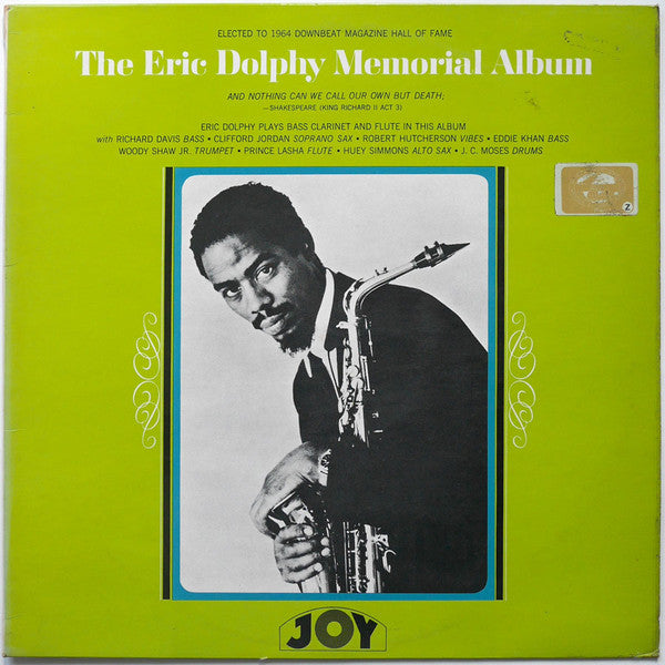 Eric Dolphy ~ The Eric Dolphy Memorial Album (Vinyl) - Djungel & Jazz