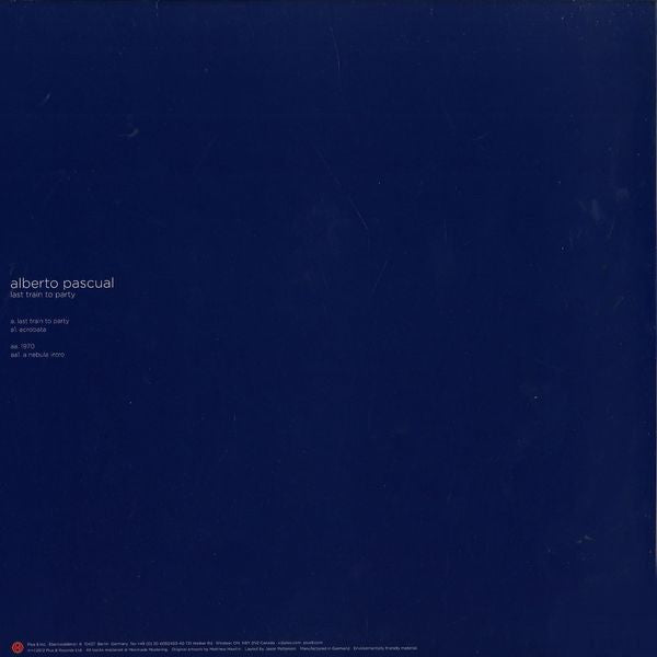 Alberto Pascual ~ Last Train To Party (Vinyl) - Djungel & Jazz