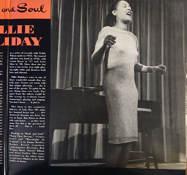 Billie Holiday ~ Body And Soul (Vinyl) - Djungel & Jazz