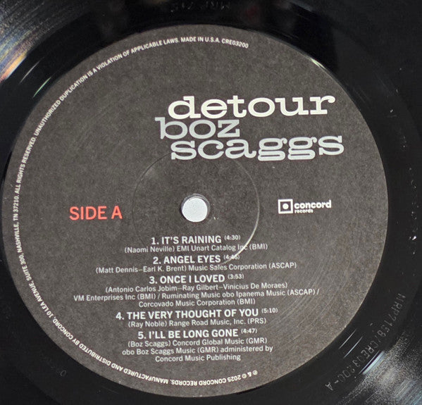 Boz Scaggs ~ Detour (Vinyl) - Djungel & Jazz