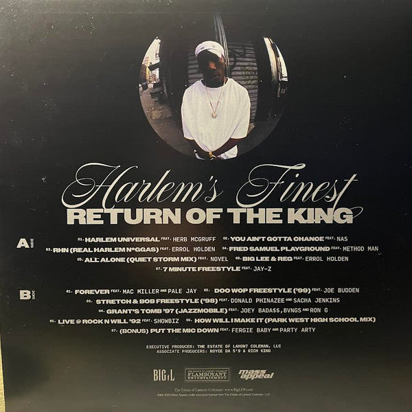Big L ~ Harlem's Finest: Return Of The King (Vinyl) - Djungel & Jazz